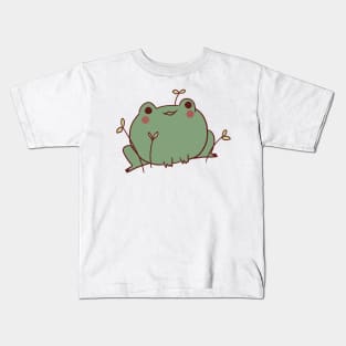 Cute frog illustration Kids T-Shirt